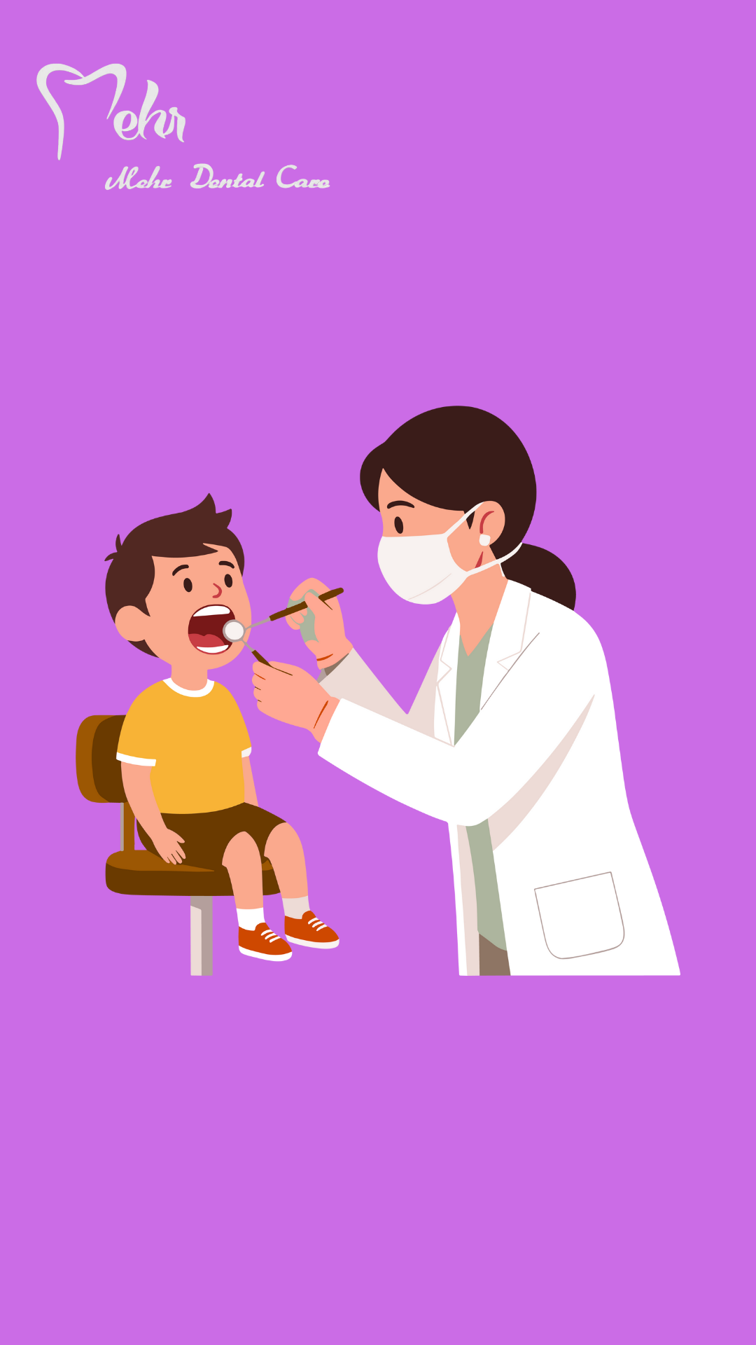 آرامش کودک در دندانپزشکی مهر